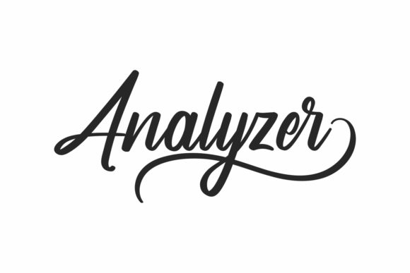 Analyzer: A Handwritten Font for Makers and Creators