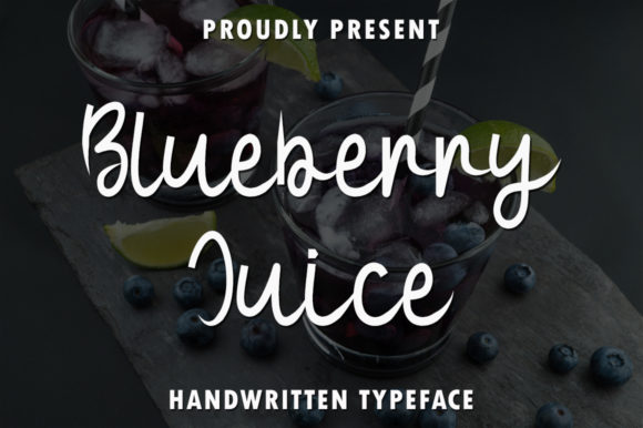 Blueberry Juice: A Sweet and Dainty Font for Branding