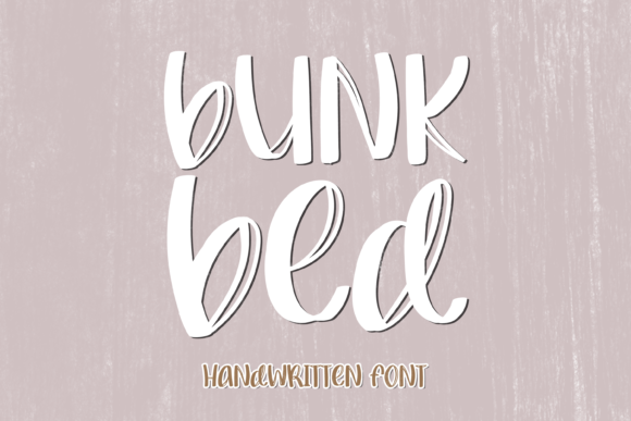 Boost Your Brand with Bunk Bed: A Playful Handwritten Font