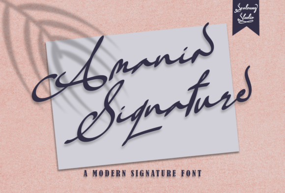 Bring Elegance to Your Creations with Amania Signature Font