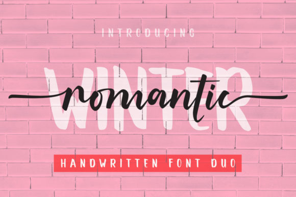 Bring Your Designs to Life with Romantic Winter Font