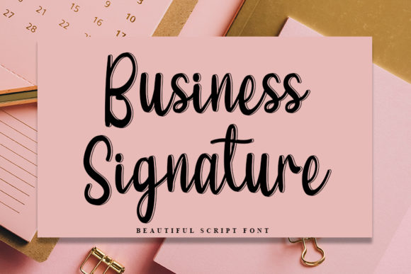 Business Signature: A Versatile Script Font for Engaging Campaigns