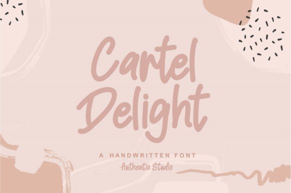 Cartel Delight: A Whimsical Font for Creative Branding