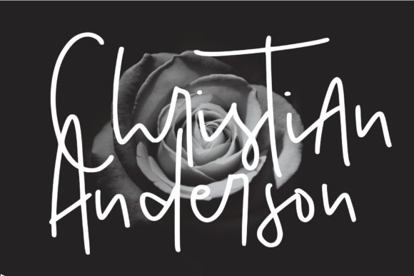 Christian Anderson: A Handwritten Font for Elegant Web Design