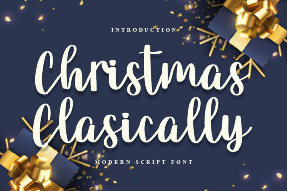 Christmas Classically: A Charming Script Font for Makers