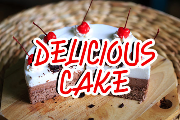Delicious Cake: A Handwritten Font for Creative Web Design