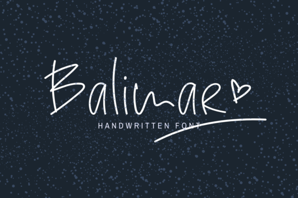 Discover Balimar: A Timeless Handwritten Font for Marketers
