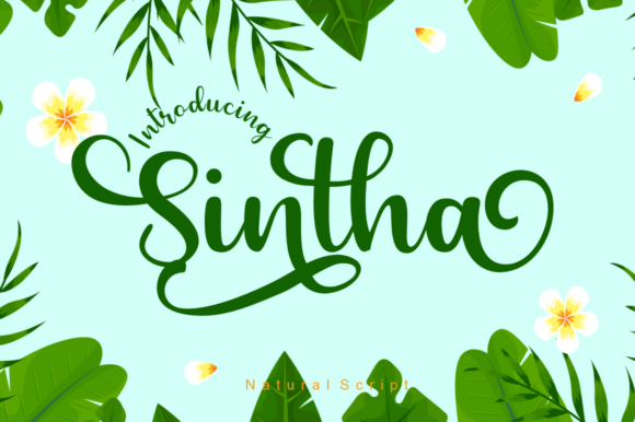 Discover Sintha: A Charming Handwritten Font for Your Brand