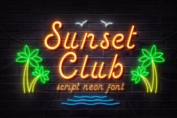 Discover Sunset Club: A Versatile Handwritten Font for Creative Projects