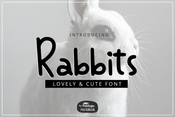 Discover the Charm of Rabbits: A Perfect Font for Makers