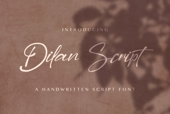 Discover the Elegance of Dilan: A Handwritten Font for Makers