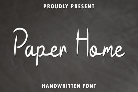 Elevate Your Brand with Paper Home: A Delicate Script Font