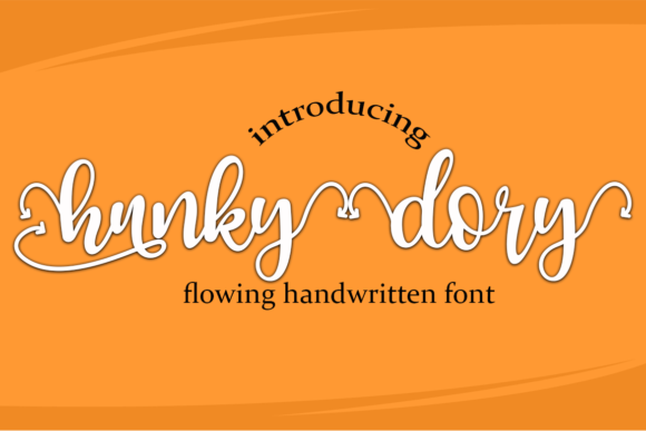 Elevate Your Craft with Hunky Dory: A Charming Script Font