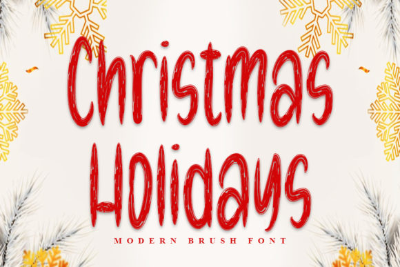 Enhance Your Brand with Christmas Holidays Font