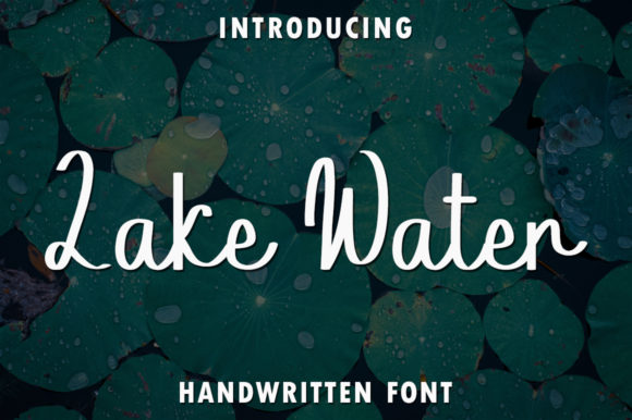 Enhance Your Brand with Lake Water: A Delicate Handwritten Font
