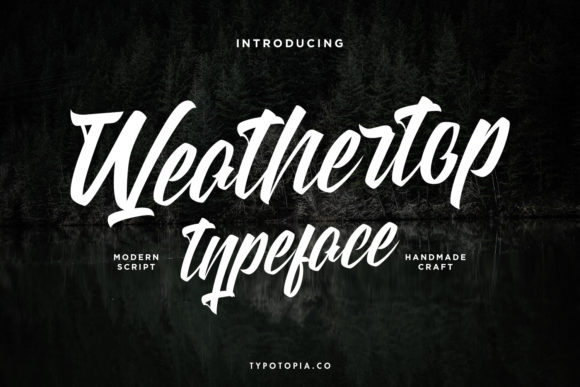 Enhance Your Brand with Weathertop: A Unique Handwritten Font