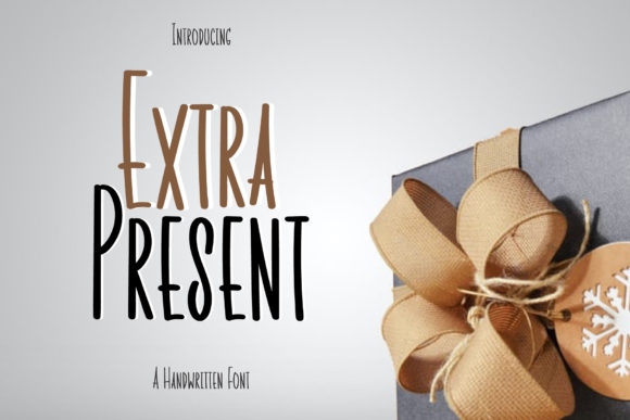 Extra Present: A Handwritten Font for Creative Makers