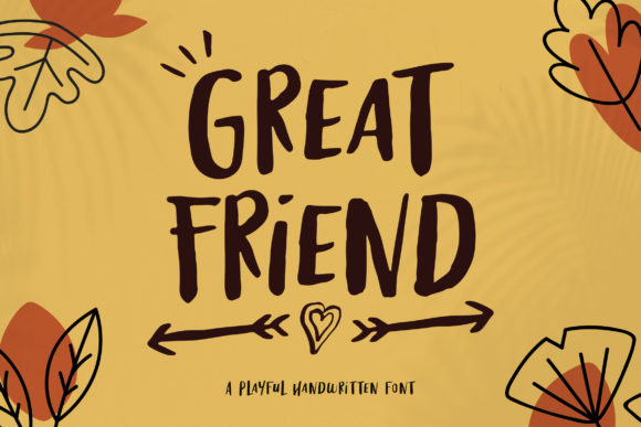 Great Friend: A Handwritten Font for Creative Makers