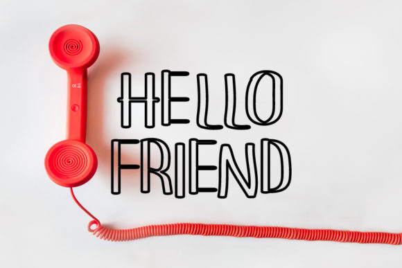 Hello Friend: A Handwritten Font for Creative Web Design