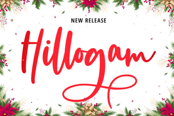 Hillogam: A Script Amp Font for Modern Design