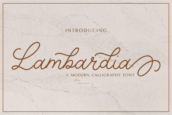 Lambardia: A Delicate Handwritten Font for Web Design