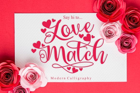 Love Match: A Romantic Handwritten Font for Branding