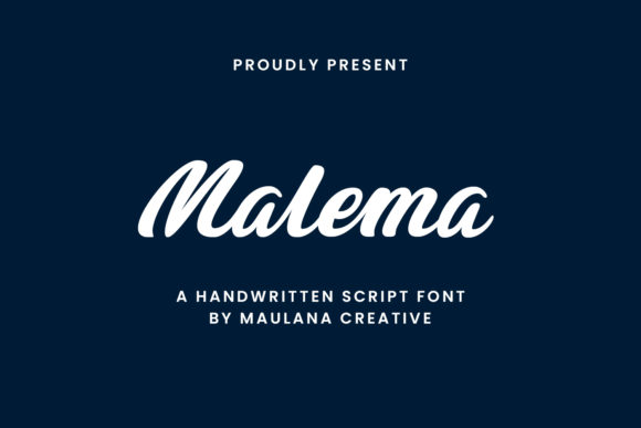 Malema: A Bold Handwritten Font for Editorial Design