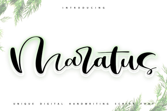 Maratus: The Perfect Handwritten Font for Crafters