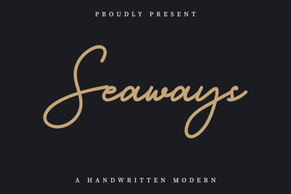 Seaways: The Perfect Handwritten Font for Engaging Visuals