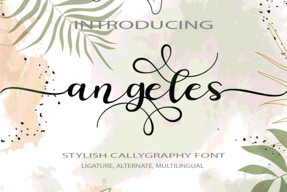 Transform Your Brand with the Elegant Angeles Font