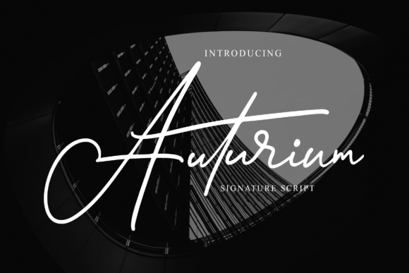 Transform Your Brand with the Elegant Auturium Font