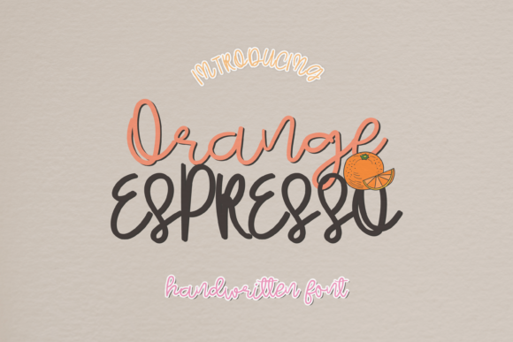 Transform Your Editorial Design with Orange Espresso Font