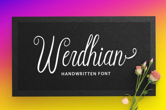 Werdhian: Elevate Your Web Design with This Elegant Handwritten Font